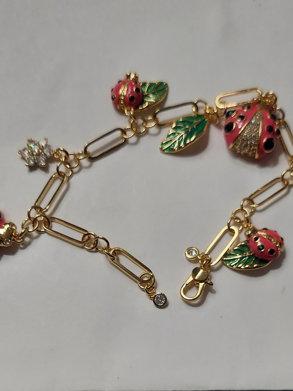 Kate Spade Ladybug Charm Bracelet